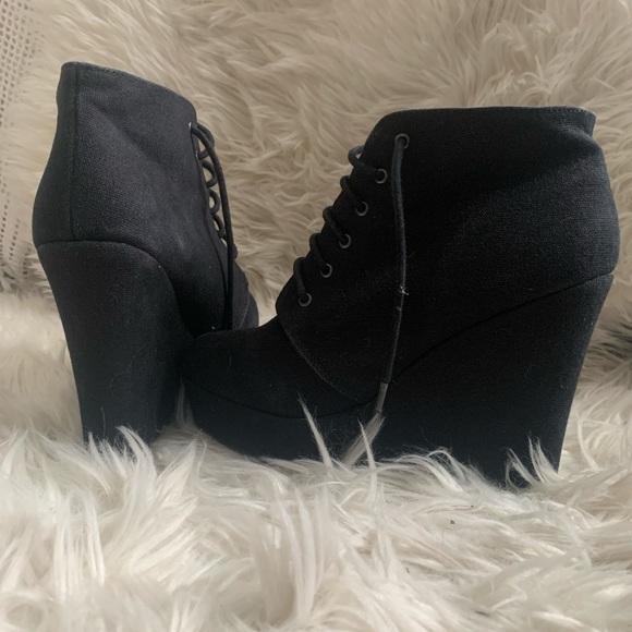 Black cute comfy heels - Picture 11 of 14